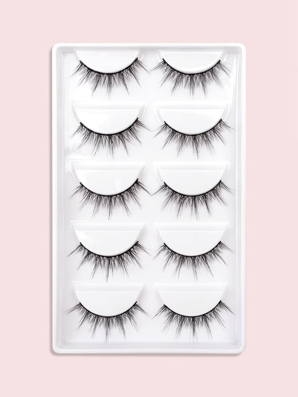 Premium False Eyelashes – Natural & Voluminous Lash Extension Effect